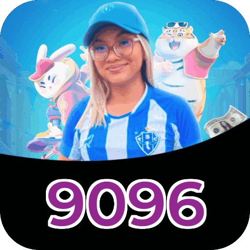 Plataforma 9096 mostrando interface moderna, jogos certificados e recursos de segurança licenciados